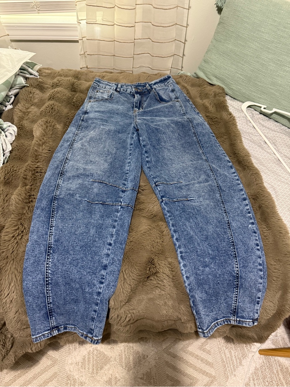 Amazon Women's Boyfriend Jeans in Stone Blue Wash